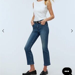 Madewell petite kick out crop jeans, Size 24P